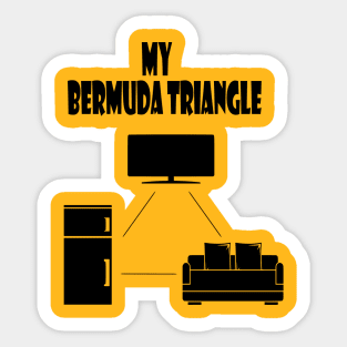 My Bermuda Triangle Sticker